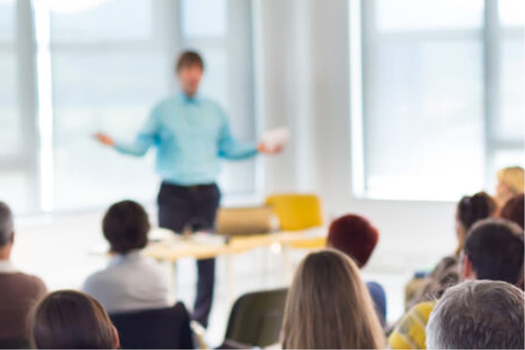 classroom of people
